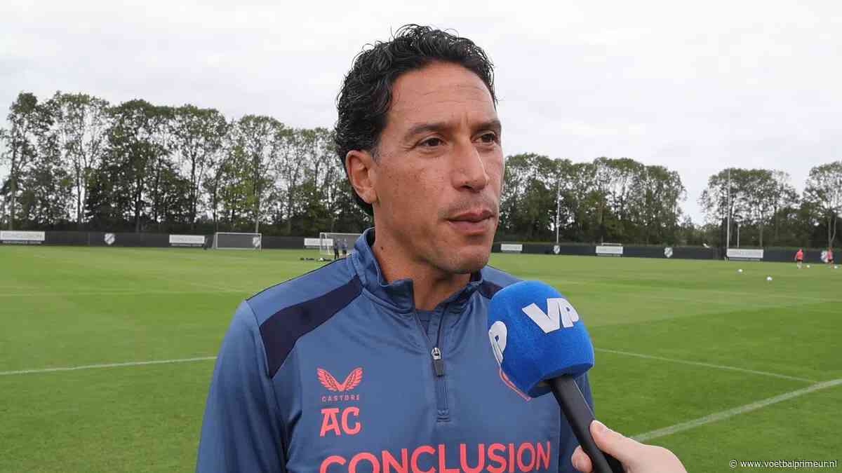 Correia is blij met zijn spits: 'Maar ik zie nog wel dat hij jong is’