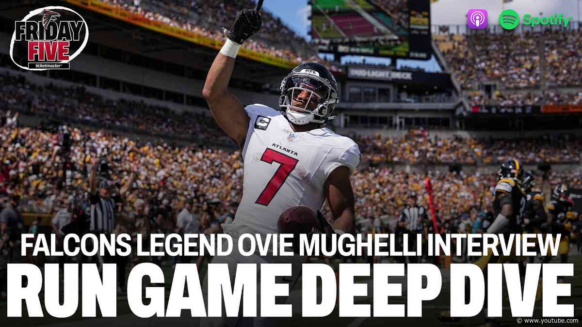 Falcons legend Ovie Mughelli talks Bijan, defense, & Panthers matchup | Friday Five Podcast
