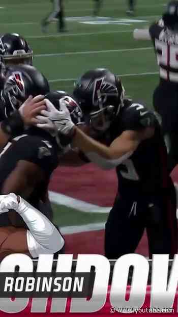 Throwback to Bijan Robinson’s first NFL touchdown against Carolina 😳 NFL+ #nfl #atlantafalcons