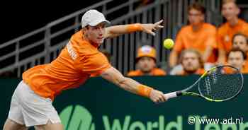 Nederlandse tennissers verslaan Colombia en blijven in race om plek in Wereldgroep Davis Cup