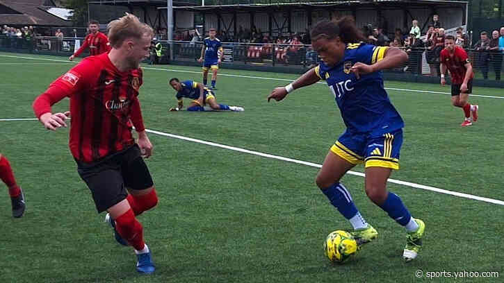 Ten-man Jersey Bulls held to Winchester City draw