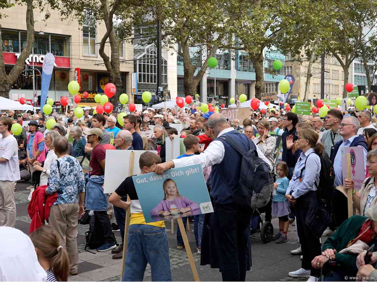 Abtreibung: Demo und Gegendemo in Köln