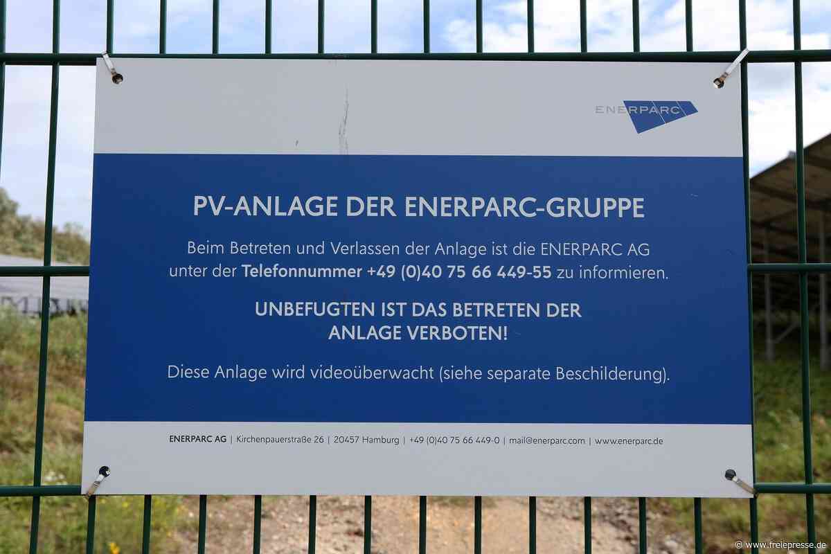 Insolvenz von Enerparc: Zwickauer Solarpark vor ungewisser Zukunft