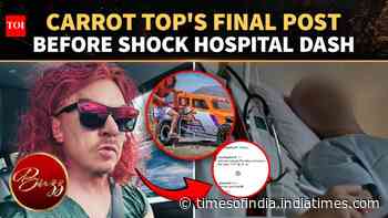 Carrot Top's Final Instagram Update Before Hospital Dash Leaves Fans Emotional And Concerned