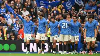 Brighton vs Arsenal LIVE: Premier League updates as hosts run riot against lackluster Gunners