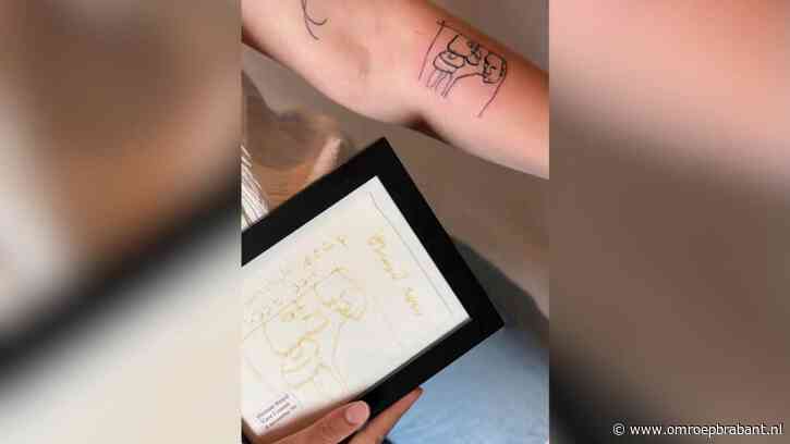 Herman Brood 'betaalde' zijn treinreis met de tattoo op Lisannes arm