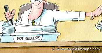 Today's cartoon from Steven Camley - on Scottish Government FOI handling