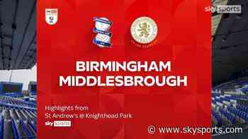 Birmingham 2-2 Middlesbrough