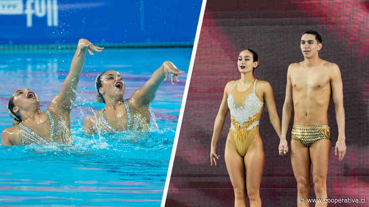 ¡Notable! El Team Chile ganó dos oros en la natación artística de los Juegos Sudamericanos