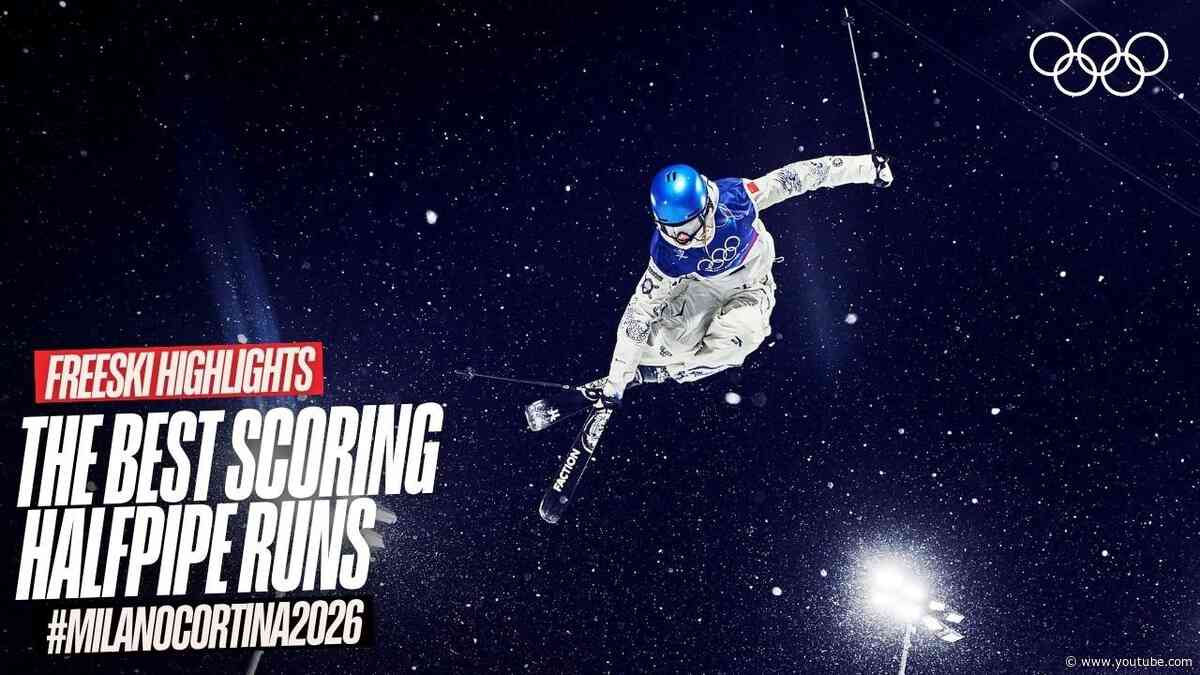 The Best Scoring Runs 🎿 | Women's Freestyle Skiing Halfpipe #MilanoCortina2026
