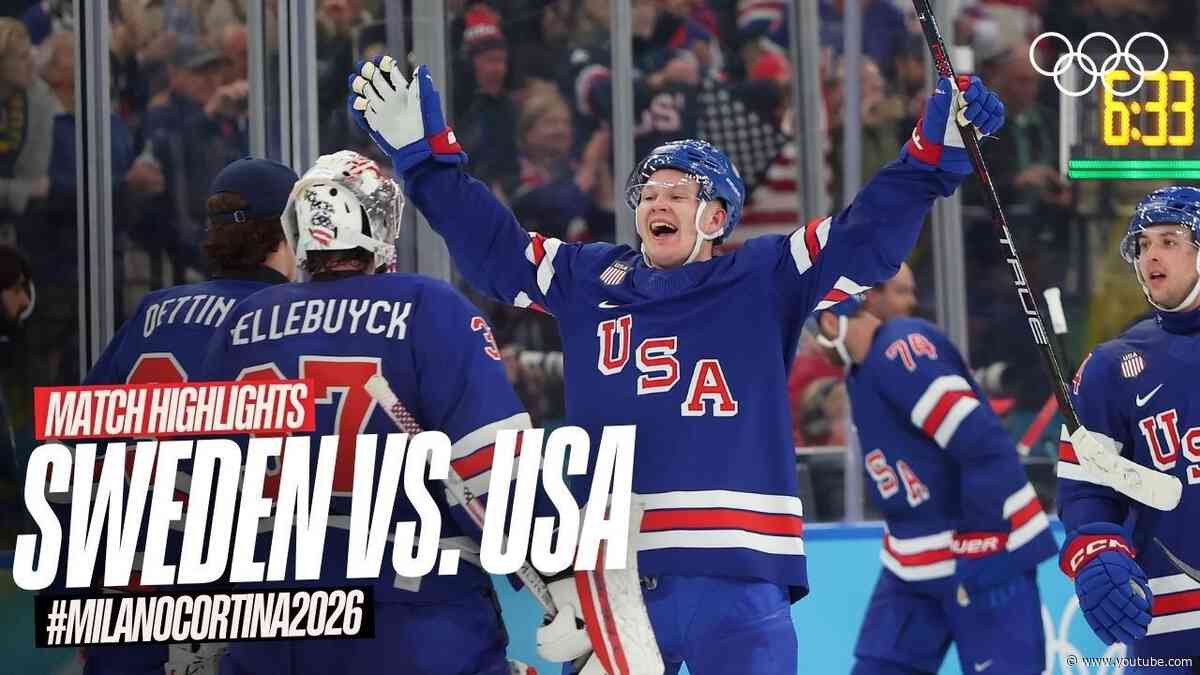 🇸🇪 Sweden vs. USA 🇺🇸 | A Quarterfinal for the AGES | Ice Hockey at #MilanoCortina2026