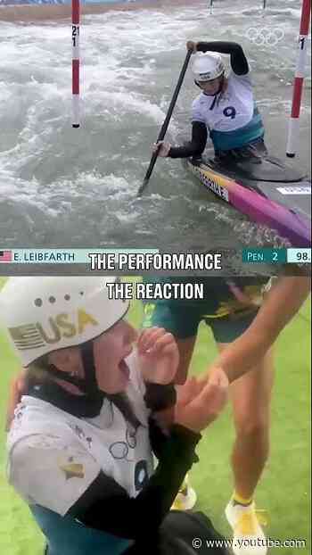 POV: You just won your first Olympic medal. 🥉📹: @evykayak #Olympics