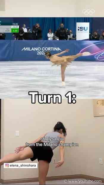From doing gymnastics with her parents to trying Alysa Liu's figure skating moves! @elenashinohara❤️