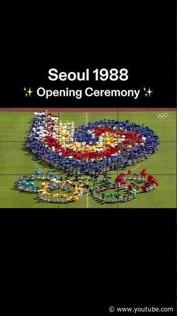 Looking back at the Opening Ceremony of #Seoul1988 ✨ What was your favourite part? 👀 #Olympics