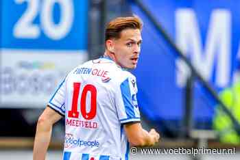 Meerveld kritisch op zichzelf bij Heerenveen: 'Er móét meer uitkomen'