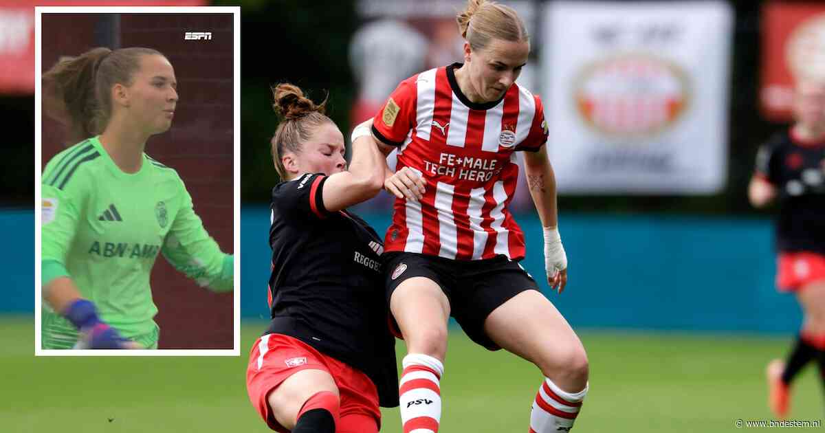 FC Twente wint topper bij kampioen PSV, Ajax-keepster in de fout bij lange bal van 80 meter