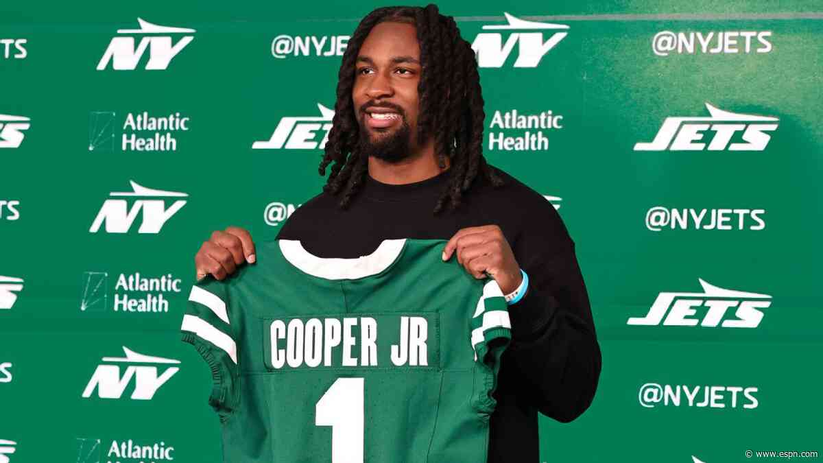 Source: Jets rookie WR Cooper Jr. placed on IR with sprained ankle