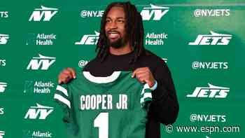 Source: Jets rookie WR Cooper Jr. placed on IR with sprained ankle