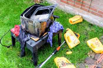 Frituurpan vliegt in brand na flinke knal
