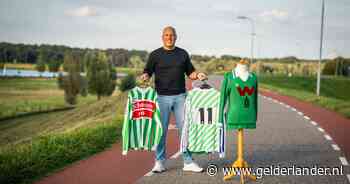 Gerdo (52) heeft een verzameling van honderden oude voetbalshirts, maar zijn hart ligt bij FC Wageningen