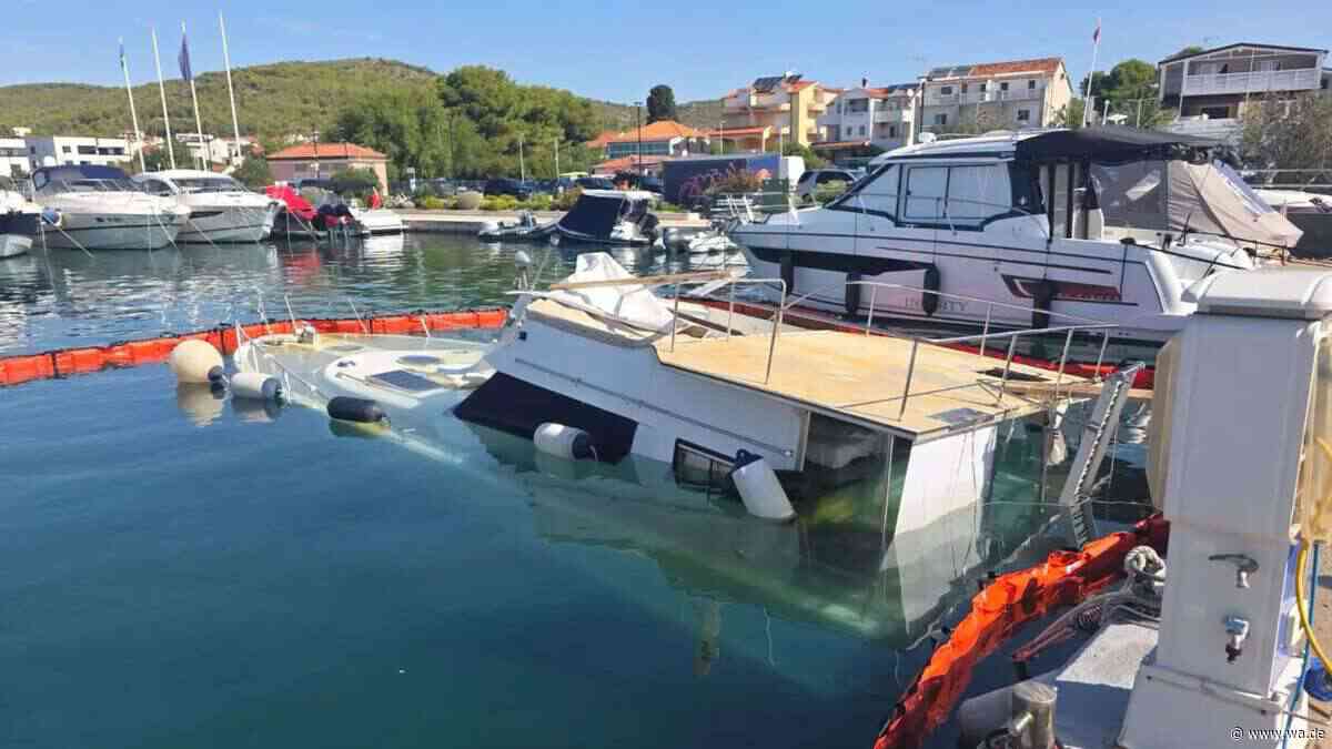 Österreichische Yacht versinkt in Kroatien – Schräglage rettet zwei Leben