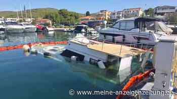 Österreichische Yacht versinkt in Kroatien – Schräglage rettet zwei Leben