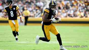 Steelers rule out WR Pittman Jr. vs. Patriots with foot injury