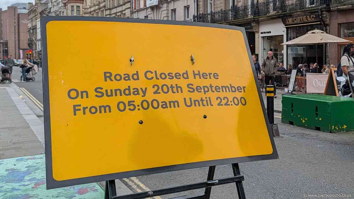 Reason why these city centre venues will be closed on Sunday