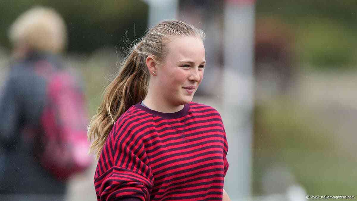 Mia Tindall is Zara Tindall's ultimate mini-me as she joins mum at major competition