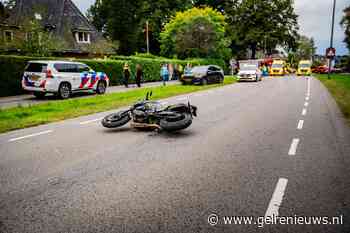 Motorrijder overleden bij ernstig verkeersongeval