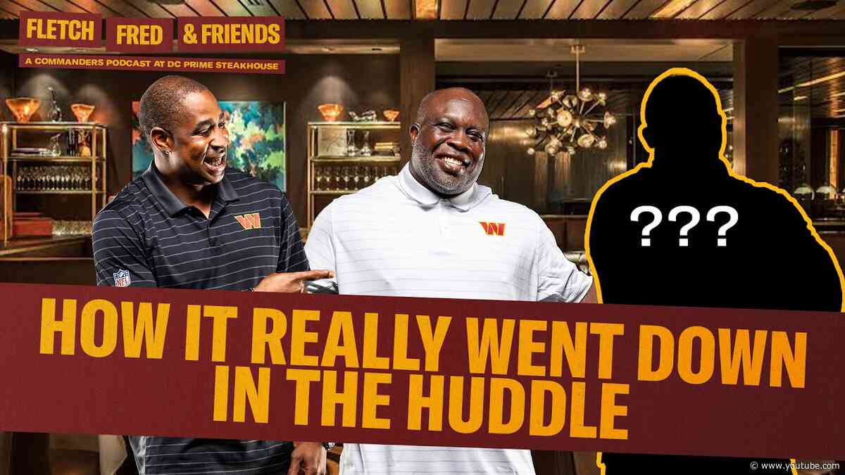 LEGENDS ARE BACK TOGETHER - AND NOTHING IS OFF LIMITS! 😂 I Fletch, Fred & Friends I Commanders | NFL