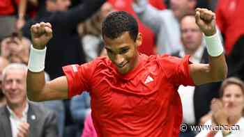 Auger-Aliassime, Draxl give Canada 2-0 lead over France in Davis Cup qualifier in Quebec City