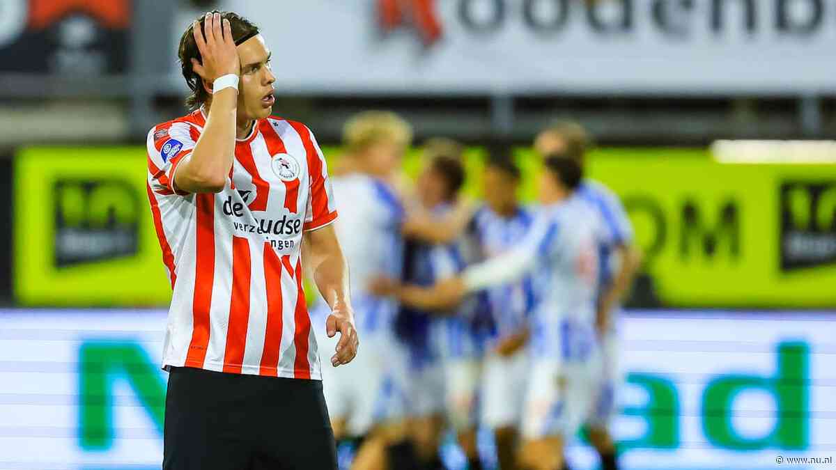 Sparta zet belabberde reeks voort met forse thuisnederlaag tegen Heerenveen