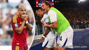 Spectaculaire topper tussen het AS Roma van Malen en Inter eindigt gelijk, Veerman en Duitsland aan kop na zege