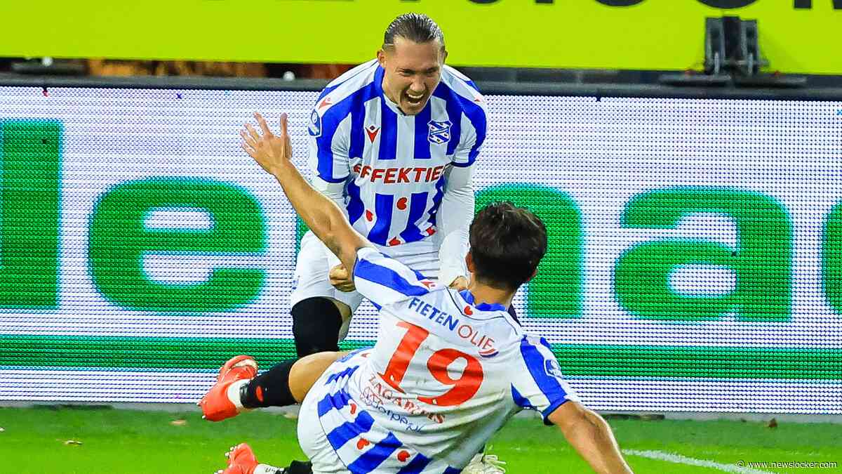 Overtuigend Heerenveen laat weinig heel van Sparta, ADO na gelijkspel tegen Cambuur nog altijd zonder zege