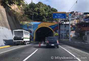 Ministerio de Transporte anunció cierre nocturno del túnel El Valle por trabajos de mantenimiento