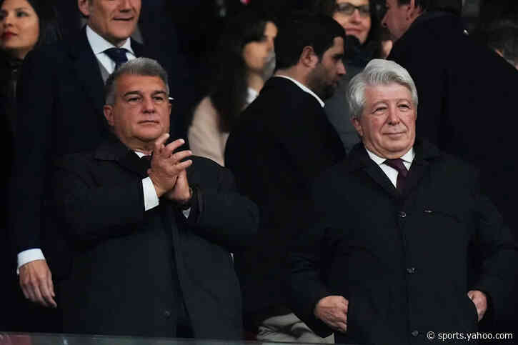 Barcelona president criticises Atletico Madrid’s reaction over Julian Alvarez pursuit: ‘No way to justify their attitude’