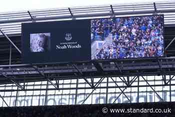 Everton and Ipswich fans pay tribute to Noah Woods as fundraiser hits £100k