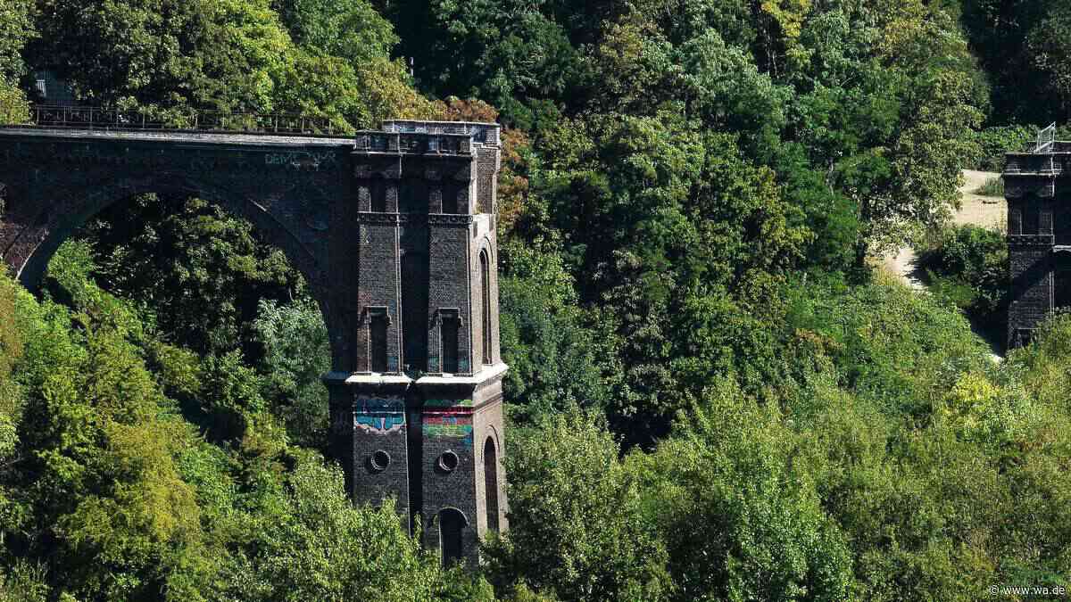 Jahrhundertealte Steinbrücke an einem Teich voll Frösche: Magisches Ausflugsziel in NRW