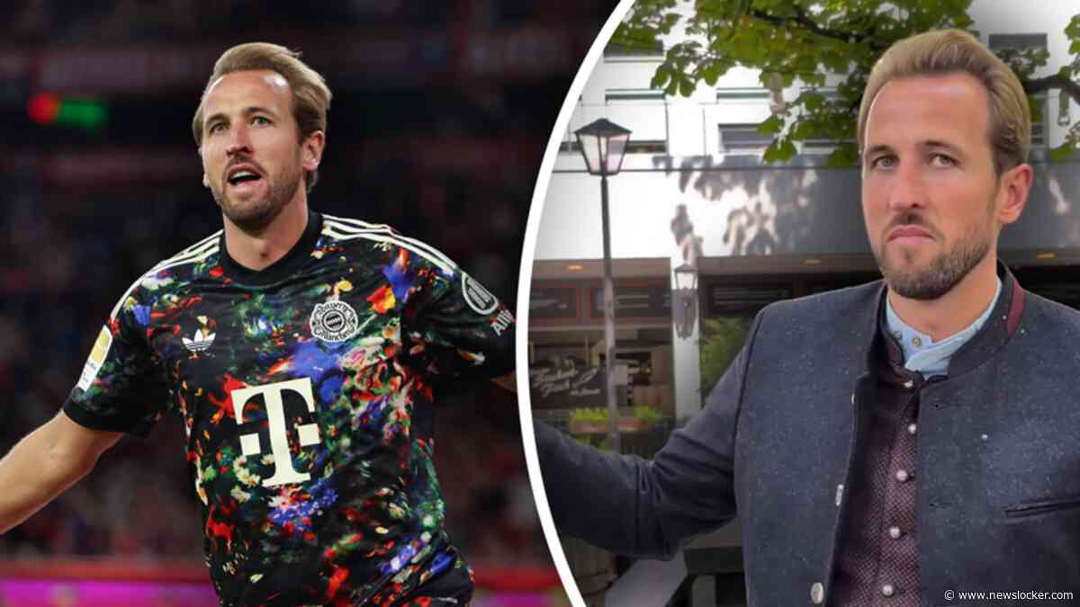 Voetballer Harry Kane slaat tap in biervat bij Oktoberfest