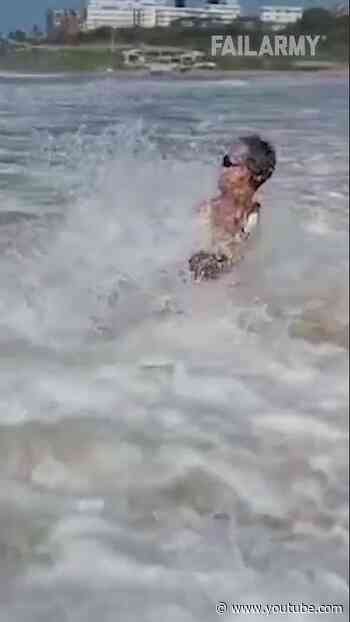 High tide, low chair #funny #fails #beach #meme #travel