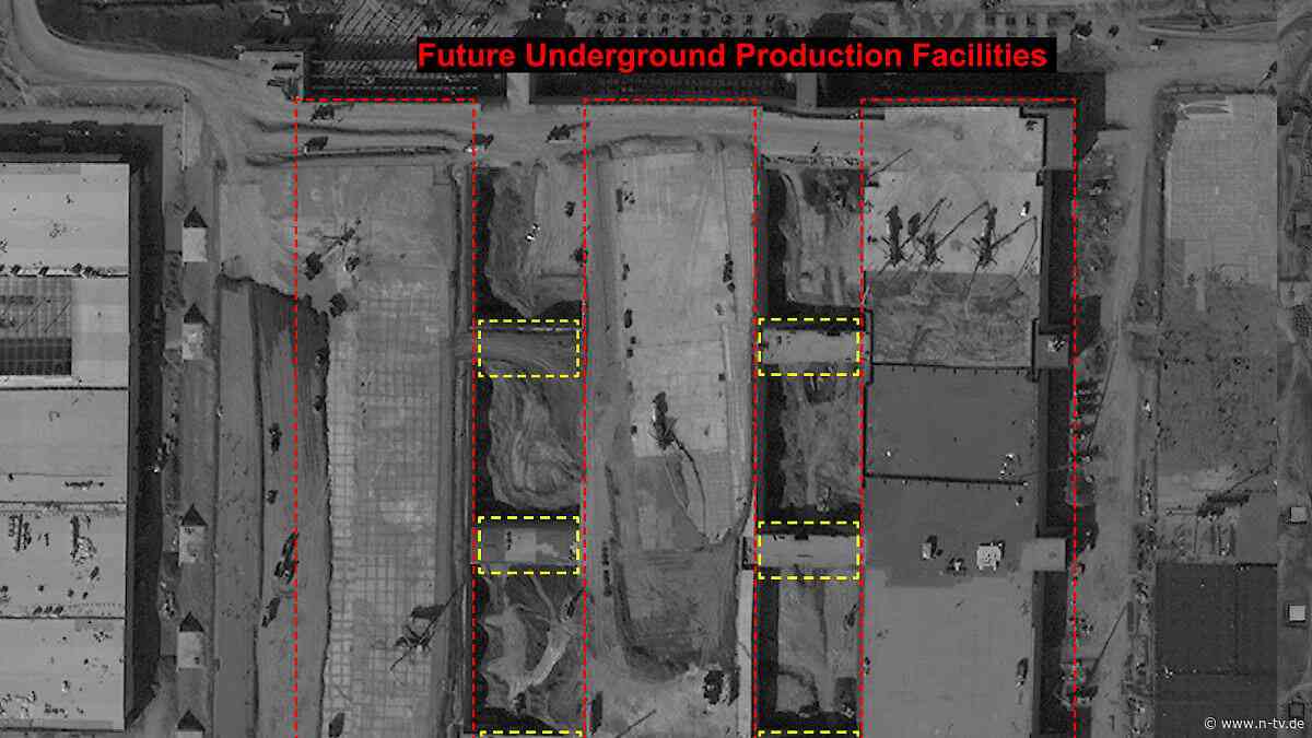 Satellitenfotos zeigen Baustelle: Russland verlegt Drohnenproduktion offenbar unter die Erde