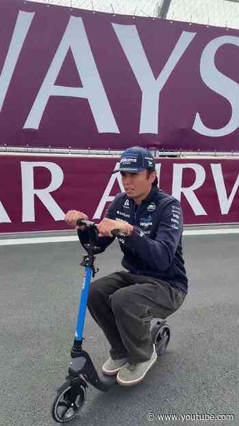 Scooter skills off the charts 📈 #f1