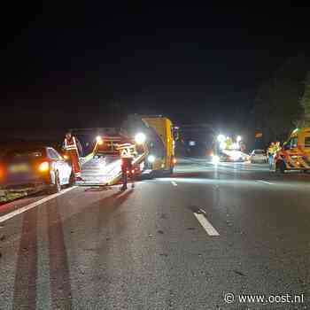 112 Nieuws:  A1 tussen Deventer en Bathmen afgesloten na ongeluk | Saunabrand bij chalet in De Bult