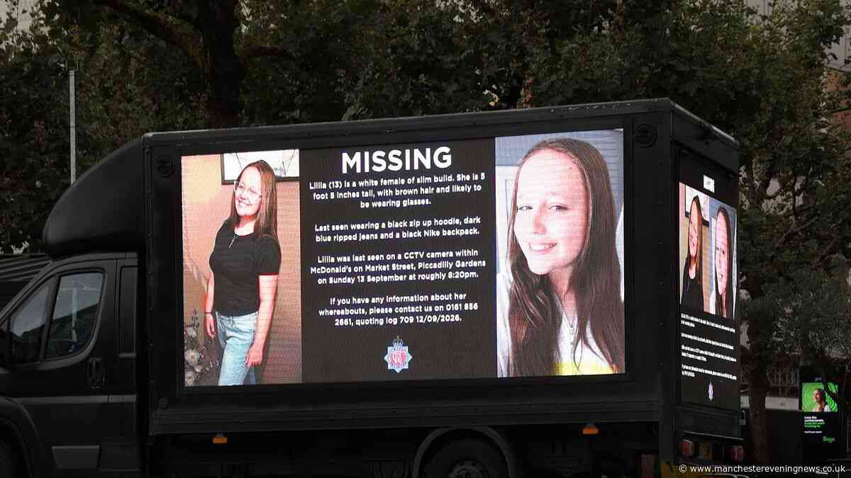Missing Lillia search LIVE as girl, 13, found safe in Manchester after eight days