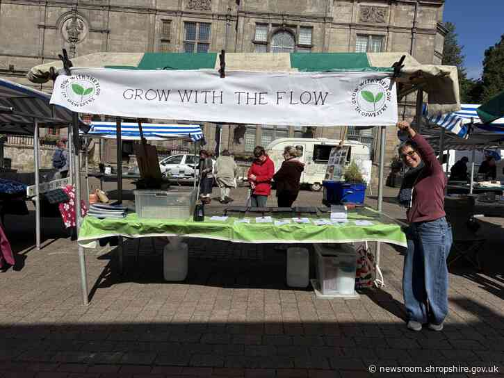 Community group takes green ideas to Oswestry Market