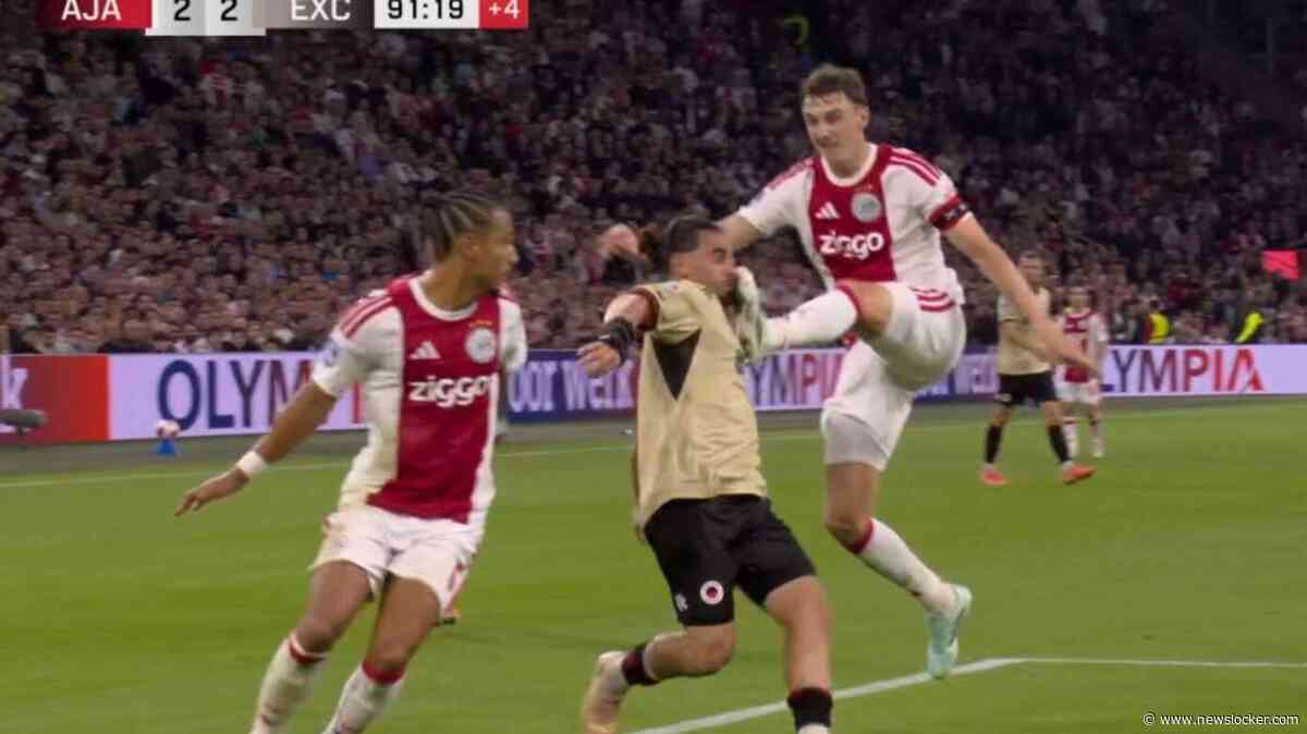 Had Excelsior in slotfase een strafschop moeten krijgen tegen Ajax?