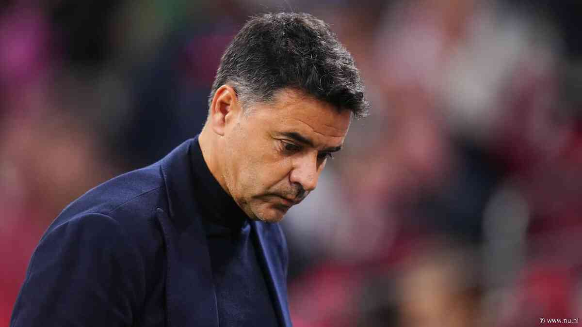 Ajax-trainer Míchel spreekt van 'geweldige wedstrijd' ondanks nieuwe misstap
