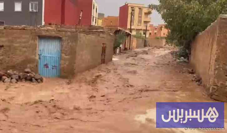أمطار رعدية قوية تنعش إقليم تنغير