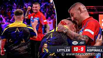 INTENSE SCENES! Littler survives last-leg decider against Aspinall!